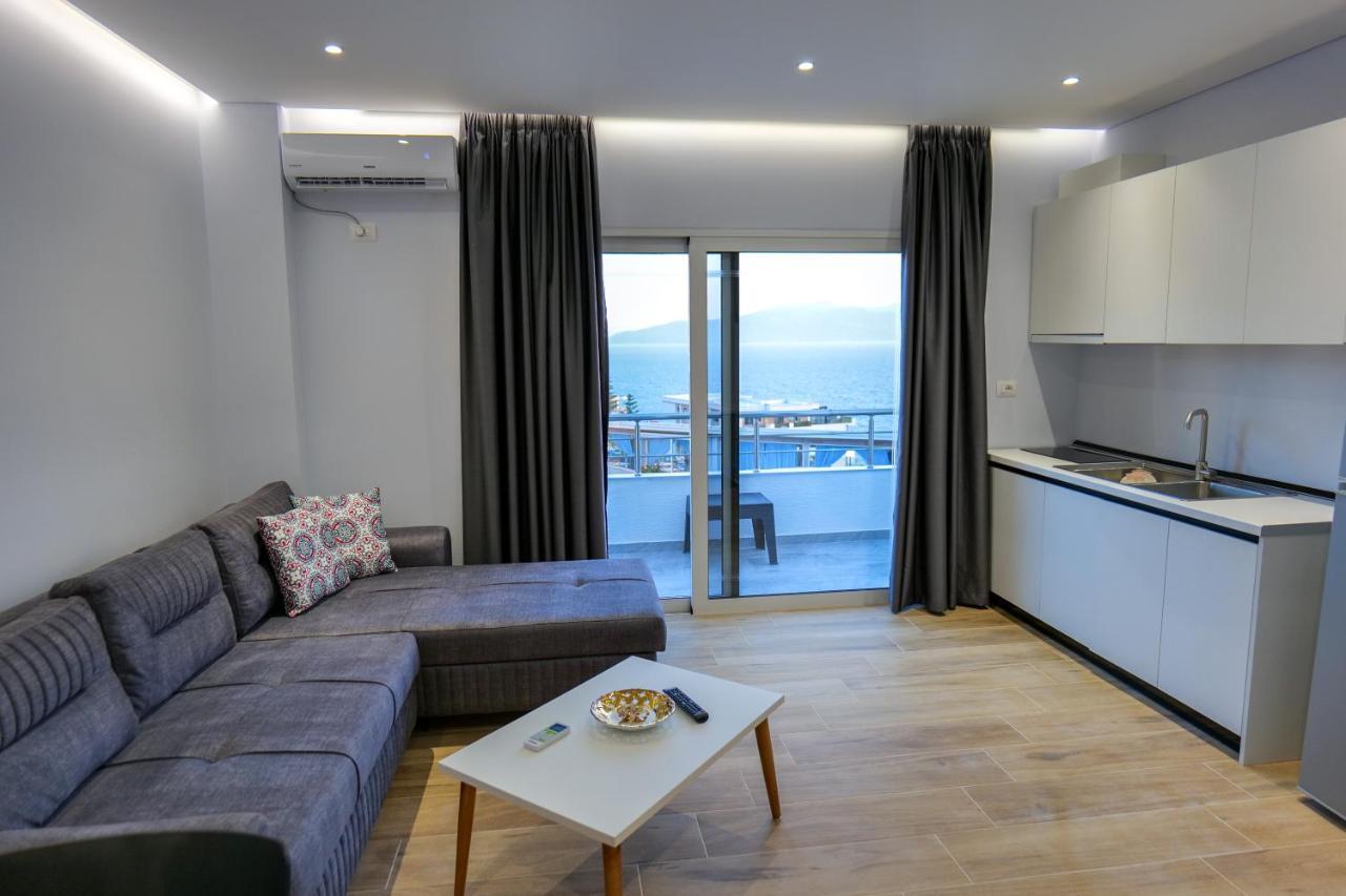 Gjoka Apartments, In Front Of Bougainville Bay Sarandë Exterior foto