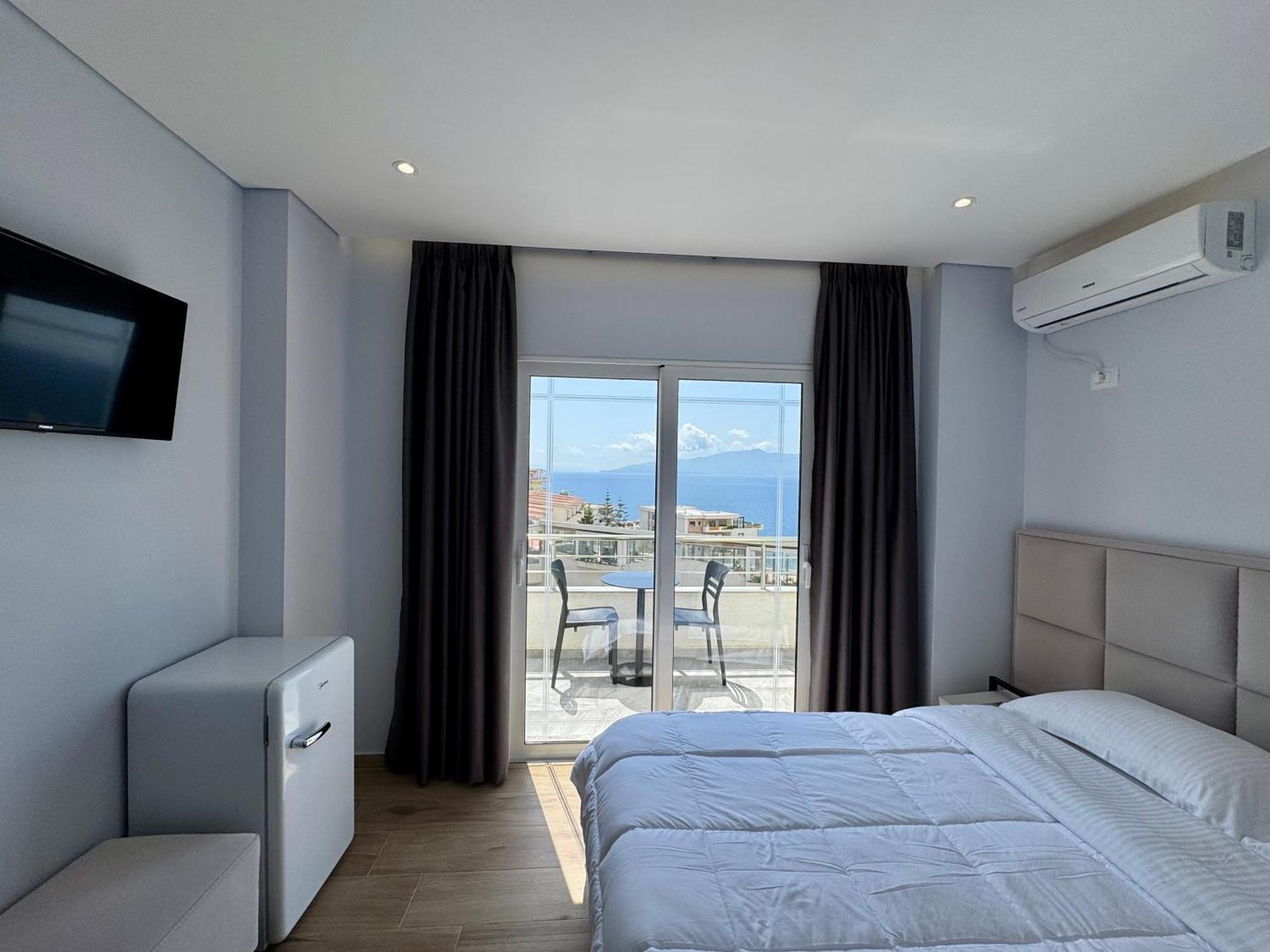Gjoka Apartments, In Front Of Bougainville Bay Sarandë Zimmer foto